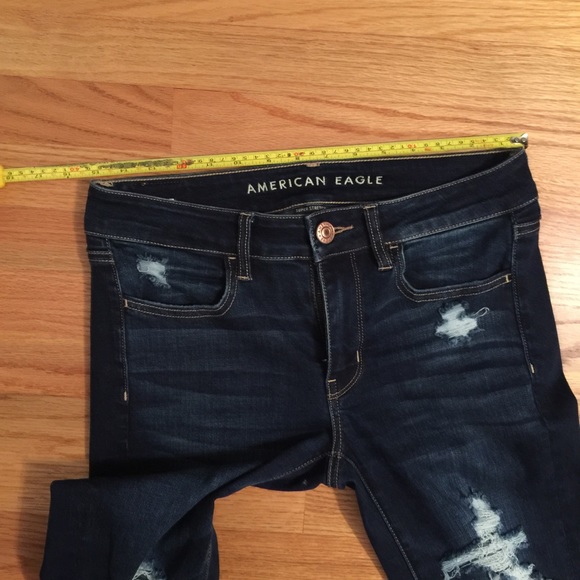 AMERICAN EAGLE Distressed Jeggings -Super Stretch - Picture 13 of 14